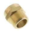 3/4in Female Hose x 3/4in Male Pipe Brass Garden Hose Adapter
