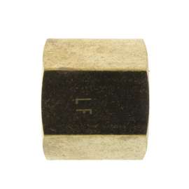 3/4in Female Hose x 3/4in Female Pipe Brass Garden Hose Adapter