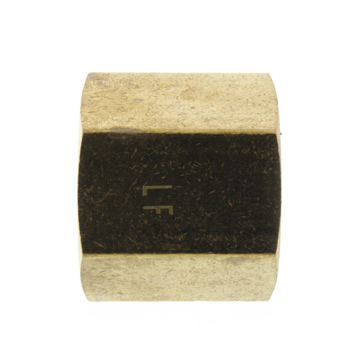 3/4in Female Hose x 3/4in Female Pipe Brass Garden Hose Adapter