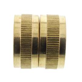 3/4in Female Hose x 3/4in Female Hose Brass Garden Hose Swivel