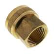 3/4in Female Hose x 1/2in Female Pipe Brass Garden Hose Swivel