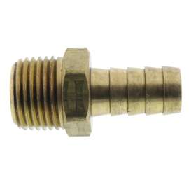 1/2in Hose Barb x 1/2in Male Brass Pipe Adapter
