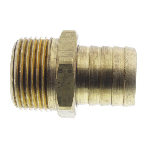 1in Hose Barb x 1in Male Brass Pipe Adapter