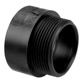 3in H x MIPT ABS Male Adapter