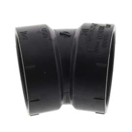 3in Hub ABS DWV 22-1/2 Degrees Elbow