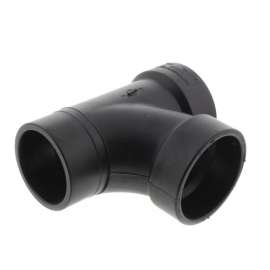 1-1/2in Spigot x Hub x Hub ABS DWV Street Tee