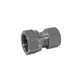 3/8in OD x 1/2in FIP Chrome Plated Lead Free Compression Connector