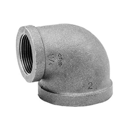 90 Degrees Elbow 3/8in X1/8in Black Malleable Iron Threaded Class 150