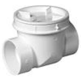Backwater Valve 6in PVC DWV