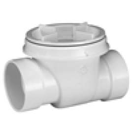 Backwater Valve 4in PVC DWV Hub