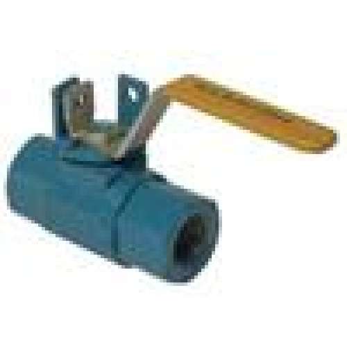 Ball Valve 1in Carbon Steel 2-Piece Threaded 3000 PSI Full Port WKM DynaSeal - Mfg# 1FB138CS243S2WR