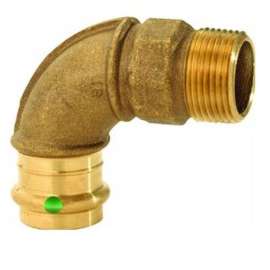 90 Degrees Elbow 1-1/4in Bronze PXM ProPress