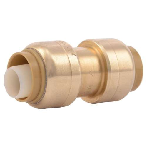 Coupling 1/2in Brass Strt SBC CTSXCTS Lead Free U008LFA