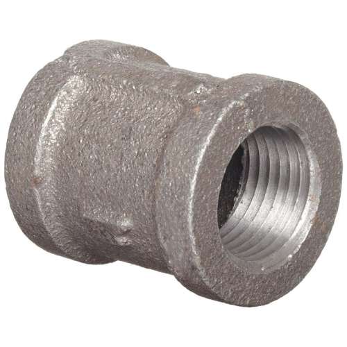 Coupling 3/4in Extra Heavy (XH) Black Malleable Iron Threaded Class 300
