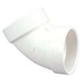 4860 2 HXH 60 ELBOW PVC, 60 Degrees  Elbow Hub x Hub - PVC DWV, 4860