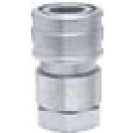 Valved Socket 1/4in FPT Brass