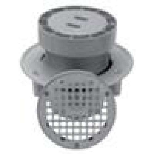 Floor Drain 3in PVC DWV Spg with 5in Round Nickel Top