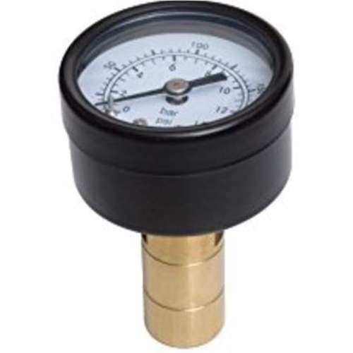 Pressure Gauge 1/2in Tube Size without SharkBite Tee 22883