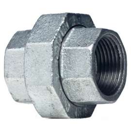 Union 1-1/2in Ground Joint Galvanized Malleable Iron Threaded Class 250