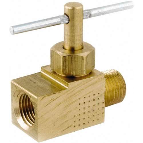 Needle Valve 1/4in Brass FIPXMIP