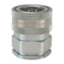 Coupling 3/8in X 3/8in NPTF Plated Steel