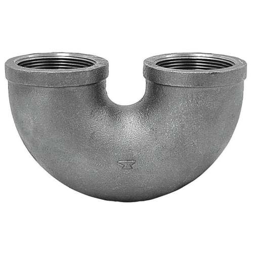 Return Bend 2in Open Galvanized Malleable Iron Threaded Class 150