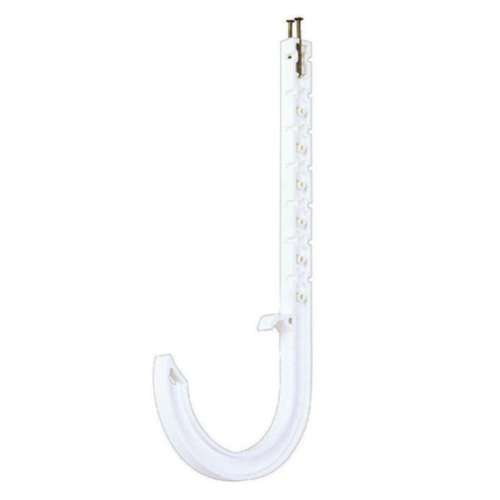 Hanger 1-1/2in X10in ABS White J-Hook Schedule 40 with Nails
