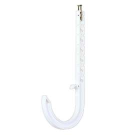 Hanger 3in X 11-3/4 ABS White J-Hook Schedule 40 with Nails