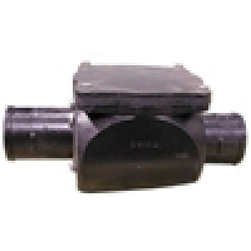 Backwater Valve 4in Cast Iron No Hub 12-3/4in OAL