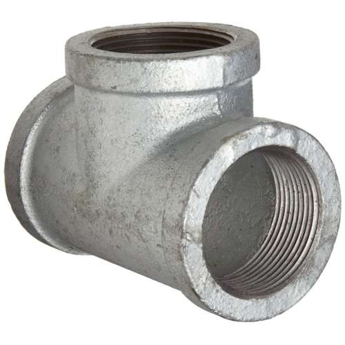 Tee 1/2in Galvanized Malleable Iron Threaded Class 300