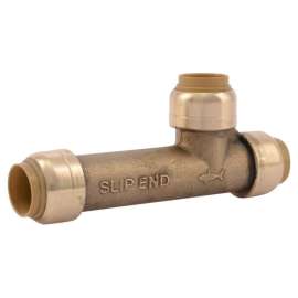 Tee 1/2in Brass Slip SBC Lead Free U3362LFA