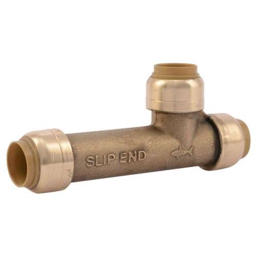 Tee 1/2in Brass Slip SBC Lead Free U3362LFA