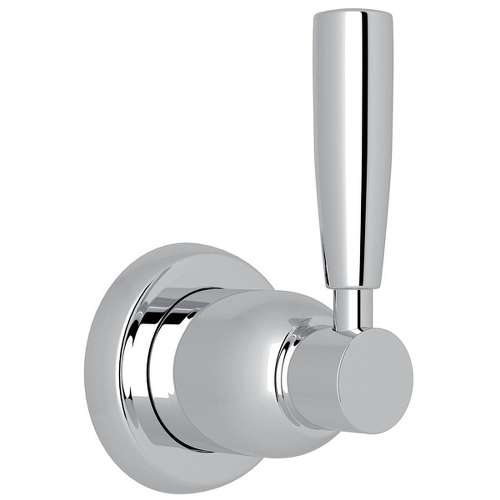 Perrin and Rowe Holborn U.3064LS-APC/TO Trim for Volume Control and 4-Port Dedicated Diverter with Metal Lever in Polished Chrome
