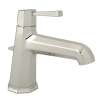 Single Hole, Single Lever Lavatory Faucet with Lever Handle in Polished Nickel