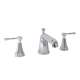 High Neck Widespread Lavatory Faucet with Metal Lever in Polished Chrome