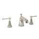High Neck Widespread Lavatory Faucet with Metal Lever in Polished Nickel