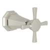 Trim for Volume Controls and Diverters with Cross Handle in Polished Nickel