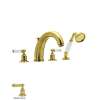 Perrin and Rowe U.3248L-IB Roman Tub Faucet in English Gold