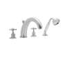 Perrin and Rowe U.3249X-APC Roman Tub Faucet in Polished Chrome
