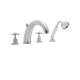 Perrin and Rowe U.3249X-APC Roman Tub Faucet in Polished Chrome