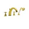 Perrin and Rowe U.3249X-IB Roman Tub Faucet in English Gold