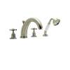 Perrin and Rowe U.3249X-STN Roman Tub Faucet in Satin Nickel
