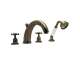 Perrin and Rowe U.3249X-EB Roman Tub Faucet in English Bronze