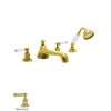 Perrin and Rowe U.3737L-IB Roman Tub Faucet in English Gold