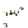 Perrin and Rowe U.3737L-EB Roman Tub Faucet in English Bronze