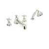 Deck Mount Tub Filler Faucet in Polished Nickel