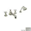 Deck Mount Tub Filler Faucet in Satin Nickel