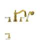 Perrin and Rowe U.3745L-IB Roman Tub Faucet in English Gold