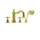 Perrin and Rowe U.3746X-IB Roman Tub Faucet in English Gold