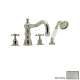 Perrin and Rowe U.3746X-STN Roman Tub Faucet in Satin Nickel